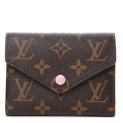 louis vuitton wallet rose ballerine